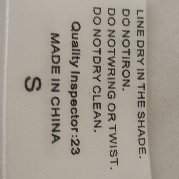 White Butterfly Print Jumpsuit – Size S (Fits Like XS) – Wide Leg, Button Straps - Picture 6 of 8